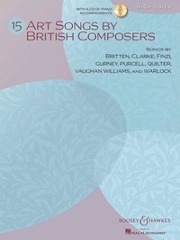  Various - 15 Art Songs by British Composers - high voice and piano. aiguë..