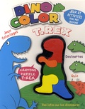 Jenny Arthur - Dino color T-rex - Jeux, activités et infos sur les dinosaures. Avec crayons puzzle T-rex.