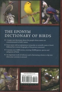 The Eponym Dictionary of Birds