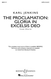 Karl Jenkins - The Proclamation: Gloria in Excelsis Deo - from Gloria. mixed choir (SATB) and piano. Partition de chœur..
