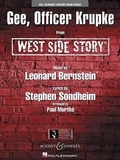Leonard Bernstein - Gee, Officer Krupke - from West Side Story. wind band. Partition et parties..