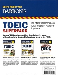 Barron's TOEIC Superpack. Coffret en 3 volumes : Essential Words for the TOEIC ; TOEIC ; TOEIC Practice Exams 3rd edition -  avec 1 CD audio MP3