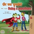  Liz Shmuilov et  KidKiddos Books - रॉन बना सुपरहीरो  Being a Superhero - Hindi English Bilingual Collection.