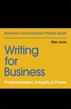 Ellen Jovin - Writing for Business - Professionalism, Integrity &amp; Power.