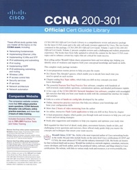 CCNA 200-301 Official Cert Guide Library. 2 volumes