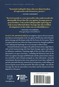 Guilty of Journalism. The Political Case against Julian Assange