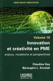 Claudine Gay et Bérangère Lauren Szostak - Innovation et créativité en PME - Volume 19, Enjeux, mutations et perspectives.