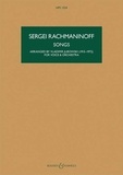 Serge Rachmaninoff - Hawkes Pocket Scores HPS 1524 : Songs - Arranged by Vladimir Jurowski (1915-1972) for voice and orchestra. HPS 1524. voice and orchestra. Partition d'étude..