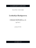 Leokadiya Kashperova - Kashperova Edition  : Cello Sonata No. 1 in G - op. 1, Nr. 1. cello and piano..