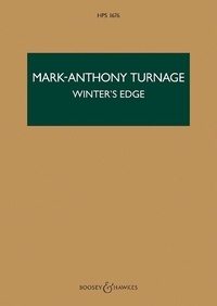 Mark-anthony Turnage - Hawkes Pocket Scores HPS 1676 : Winter's Edge - HPS 1676. string quartet. Partition d'étude..