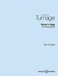 Mark-anthony Turnage - Winter's Edge - for string quartet. string quartet. Jeu de parties..