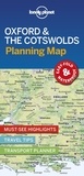  Lonely Planet - Oxford & the cotswolds planning map.