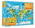 Rosamund Smith et Gareth Lucas - Les animaux du monde - Un livre illustré avec un puzzle de 200 pièces.