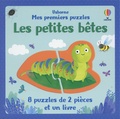 Matthew Oldham et Elisa Ferro - Les petites bêtes - Avec 8 puzzle de 2 pièces et un livre.