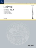 Jean-xavier Lefevre - Edition Schott  : Sonata No. 1 - "Méthode de Clarinette". clarinet and piano..