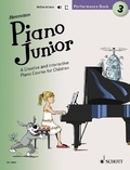 Hans-günter Heumann et  Leopé - Piano Junior - Edition anglais Vol. 3 : Piano Junior: Performance Book 3 - A Creative and Interactive Piano Course for Children. piano..