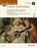 Jens Franke - Schott Anthology Series Vol. 2 : Baroque Guitar Anthology 2 - 25 Pièces de guitare et de luth. Vol. 2. guitar..