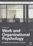 Ian Rothmann et Cary Cooper - Work and Organizational Psychology.