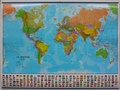  Maps International - Monde politique - Carte plastifiée, 1/30 000 000.