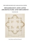 Paul Davies et David Hemsoll - Antiquities and Architecture Part 10, Renaissance and Later Architecture and Ornament - Volume 1, Drawings from the Architectura Civile album and other architectural drawings ; Volume 2, Decorative schemes and military subjects.