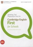  Cambridge University Press - Speaking Test Preparation Pack for Cambridge English First for Schools. 1 CD audio