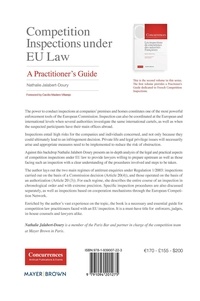 Competition Inspections under EU Law. A Practitioner's Guide
