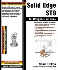  Sham Tickoo - Solid Edge ST9 for Designers, 14th Edition.