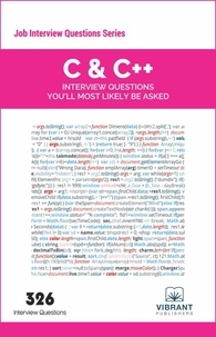  Vibrant Publishers - C &amp; C++ Interview Questions You'll Most Likely Be Asked - Job Interview Questions Series.