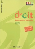 Véronique Deltombe et Pascal Simonet - Droit BTS 1e année - Documents et méthodes.