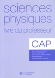 Jean-Pierre Durandeau et Jean-Louis Berducou - Sciences physiques CAP - Livre du professeur.
