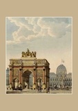 Charles Percier - Carnet Blanc, Paris Arc de triomphe du carrousel.