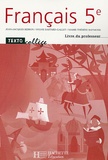 Jean-Jacques Besson et Sylvie Bastard-Gallet - Français 5e - Livre du professeur. Edition 2006.