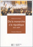 Vincent Adoumié - De la monarchie à la république (1815-1879).