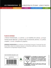 Syntaxe du français 2e édition