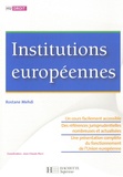 Rostane Mehdi - Institutions européennes.