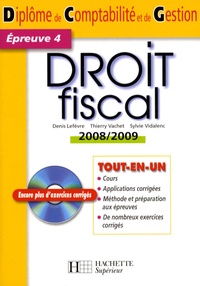 Denis Lefèvre et Thierry Vachet - Droit fiscal : épreuve 4 du DCG. 1 Cédérom