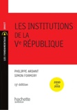 Simon-Louis Formery et Philippe Ardant - Les institutions de la Ve République.