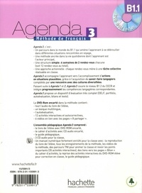 Agenda 3 B1.1 Méthode de français  avec 1 Cédérom