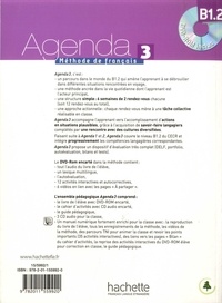 Agenda 3 B1.2 Méthode de français  avec 1 Cédérom