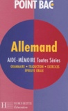 G Renaud - Allemand Bac Toutes Series. Aide-Memoire.
