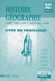  Collectif - HISTOIRE-GEOGRAPHIE TERMINALE BAC PRO. - Livre du professeur.