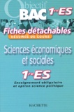 Jean-Paul Lebel - Sciences économiques et sociales 1e ES - Enseignement obligatoire et option science politique.