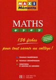 Pierre Curel et Josyane Curel - Maths 6e/5e/4e/3e.