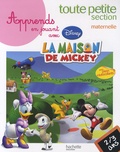  Disney - Apprends en jouant avec la maison de Mickey toute petite section maternelle - 2-3 ans.
