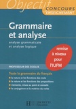 Albert Hamon - Grammaire et analyse - Analyse grammaticale et analyse logique.