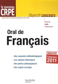 Véronique Bourhis - Oral de français CRPE 2011 - Epreuve orale d'admission.