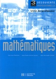 Jean-Louis Berducou et Jean-Claude Larrieu-Lacoste - Mathématiques 3ème - Livre du professeur.