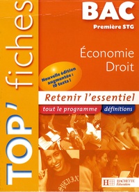 Alain Lacroux et Christelle Martin-Lacroux - Economie/Droit bac 1e STG.