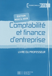 Martine Burnens et Sophie Da-Costa - Comptabilité et finance d'entreprise Tle STG - Livre du professeur. 1 CD audio