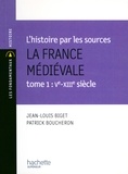 Jean-Louis Biget et Patrick Boucheron - La France médiévale - Livre de l'élève - Edition 1999 - Tome 1 - Vie - XIIe siècle.